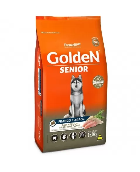 Ração Golden Fórmula Cães Sênior Frango & Arroz 15kg